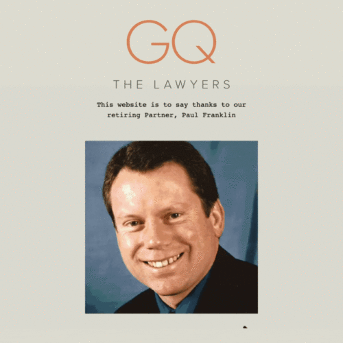 Paul Franklin's Retirement Campaign